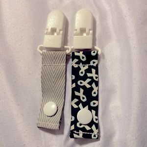 Ribbon tubie IV feeding oxygen tube clips